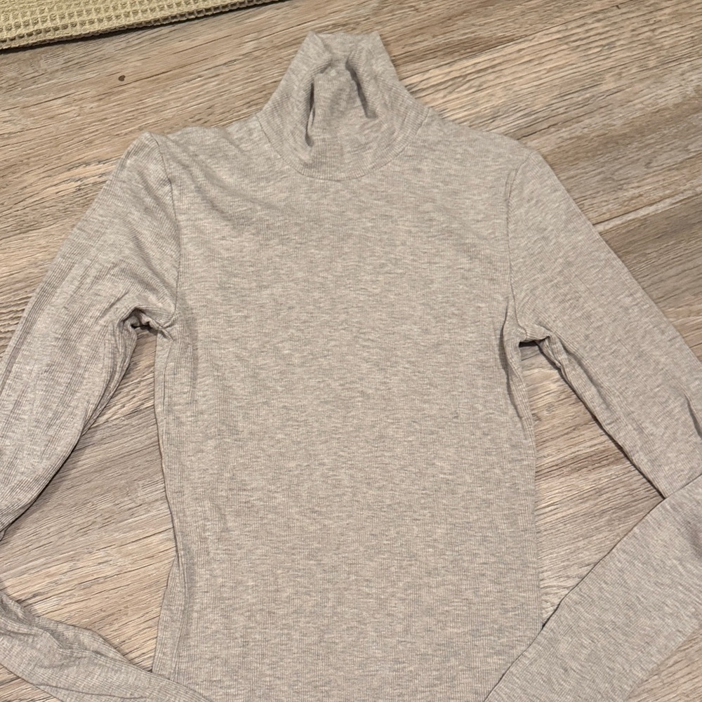 Wilfred Soft Gray Knit Top